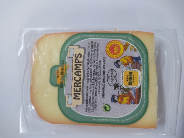 Halbgereifter Kuhmilchkäse/Mahonés Mercamps 170g &ndash; Käse aus Spanien bei Andupez