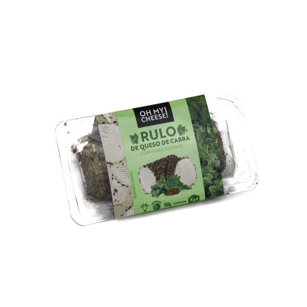 Ziegenkäserolle m. Kräutern Oh my cheese 100g &ndash; Käse aus Spanien bei Andupez