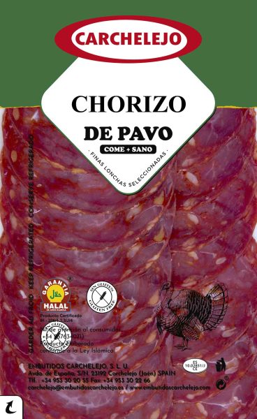 Putenpaprikawurst in Scheiben Carchelejo 80g &ndash; Wurst aus Spanien bei Andupez