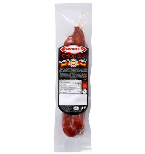 Milde Paprikawurst z.Grillen Carchelejo 575g PpSt &ndash; Wurst aus Spanien bei Andupez