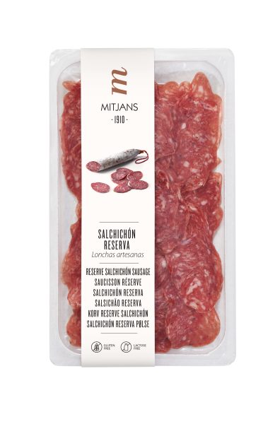Hartwurst/Longaniza i. Scheiben Mitjans 80g &ndash; Wurst aus Spanien bei Andupez