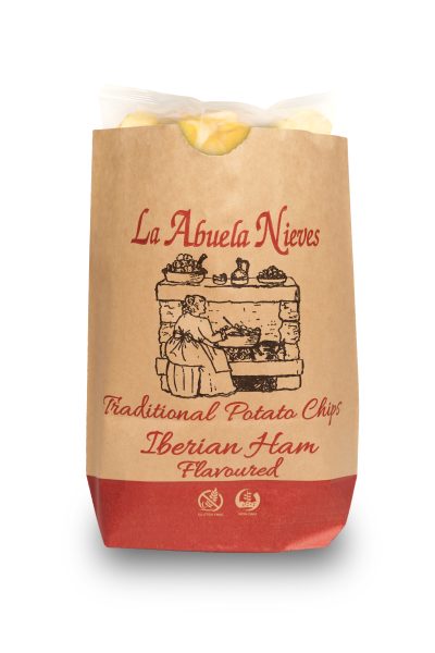 Kartoffelchips Iberischer Schinken La abuela nieves 150g &ndash; Salzige Knabbereien aus Spanien bei Andupez