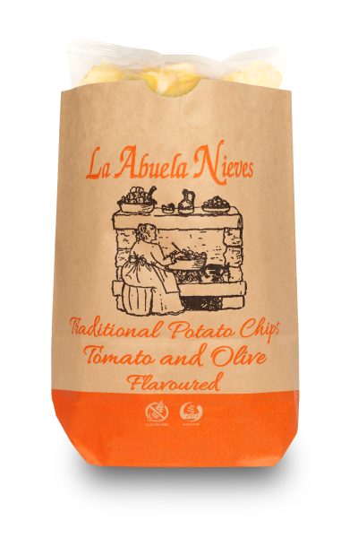 Kartoffelchips Tomate& Oliven La abuela nieves 150g &ndash; Salzige Knabbereien aus Spanien bei Andupez