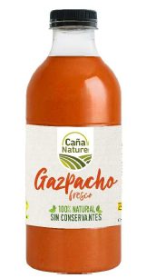 Frischer Gazpacho/kalte Gemüsesuppe Caña Nature 1l &ndash; Fertig Gerichte  Brühe bei Andupez