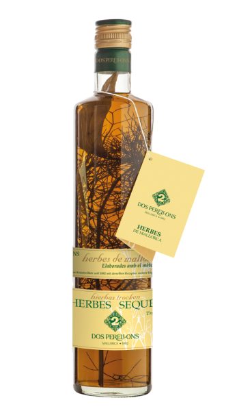 Trockener Kräuterlikör/Hierbas secas 2Perellons 38° 0,7 l &ndash; Spirituosen aus Spanien bei Andupez