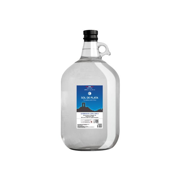 Pisco Sol de Plata Quebranta 4 l 42° &ndash; Pisco bei Andupez