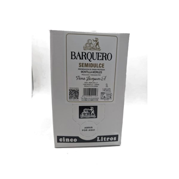 Barquero Medium Semi dulce 5 l BIB 14,5° &ndash; Wein aus Spanien bei Andupez