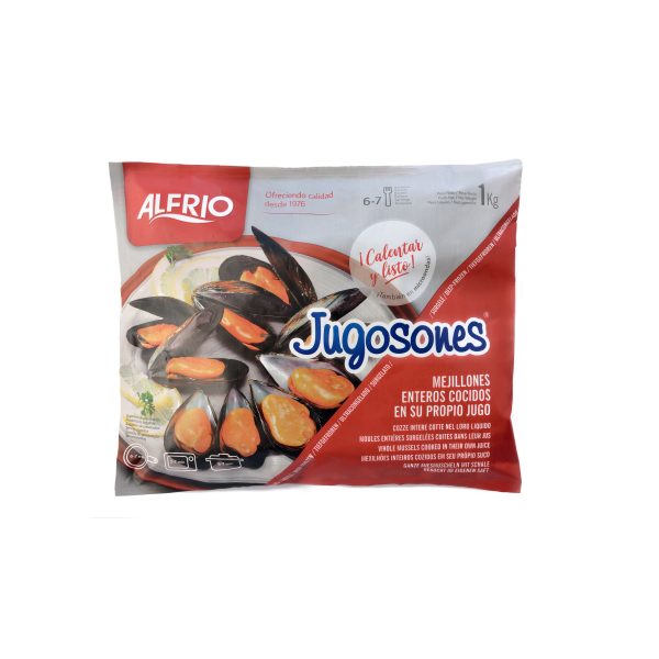 Miesmuscheln, ganz, gekocht, IQF,1 kg, Galizien &ndash; TK-Fisch & Meeresfrüchte bei Andupez