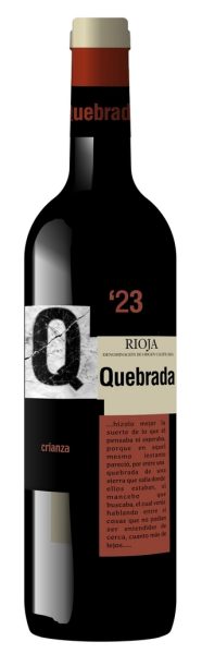 Quebrada 2022 rot Crianza 0,75 l &ndash; Eigenabfüllung Spanien bei Andupez