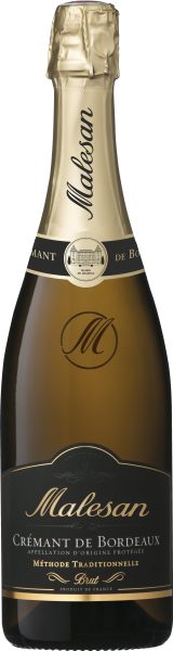 Cremant de Bordeaux Brut Malesan 0,75 l &ndash; Wein aus Frankreich bei Andupez