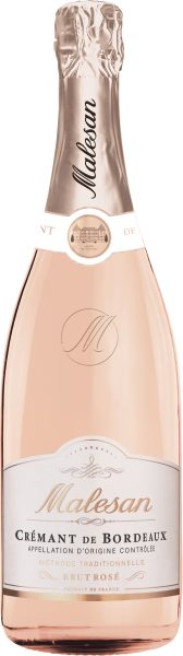 Cremant de Bordeaux Brut rosé Malesan 0,75 l &ndash; Wein aus Frankreich bei Andupez