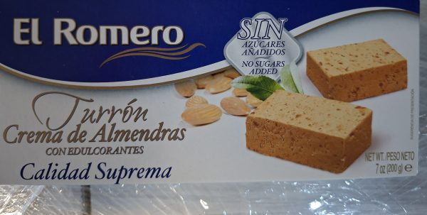 Turron blando/ weiche Mandelhonigtafel o. Zucker 200g El Romero &ndash; Weihnachtsartikel aus Spanien bei Andupez