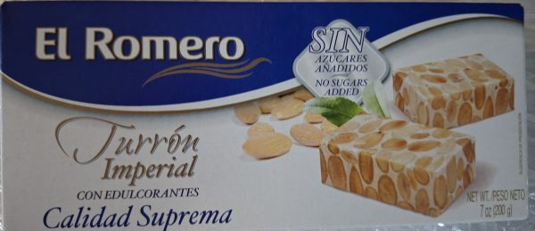 Turron duro/ harte Mandelhonigtafel o. Zucker 200g El Romero &ndash; Weihnachtsartikel aus Spanien bei Andupez