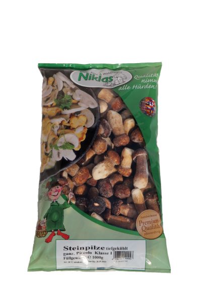 Niklas Steinpilze Piccolo TK 1Kg &ndash; TK-Gemüse bei Andupez