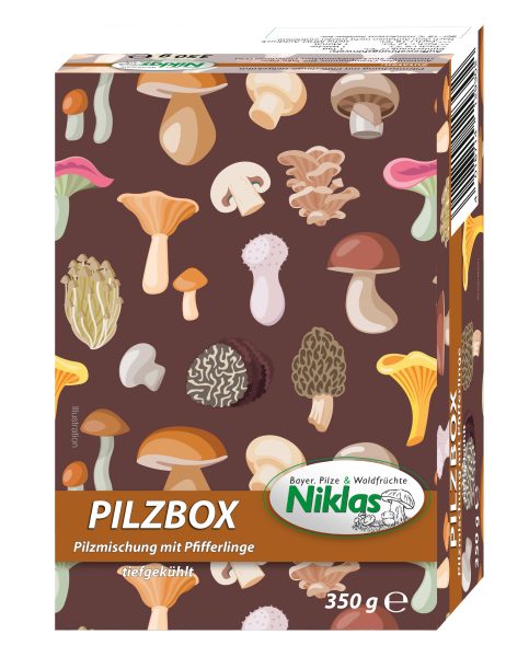 Niklas Pilzmischung mit Pfifferlingen TK 350g &ndash; TK-Gemüse bei Andupez
