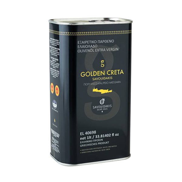 Natives Olivenöl Extra Golden Creta 1 l Dose &ndash; Olivenöl aus Griechenland bei Andupez