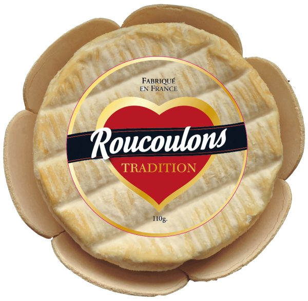 Roucoulons/ Weichkäse aus pasteurisierter Kuhmilch m gemischter Rinde 110g &ndash; Käse aus Frankreich bei Andupez