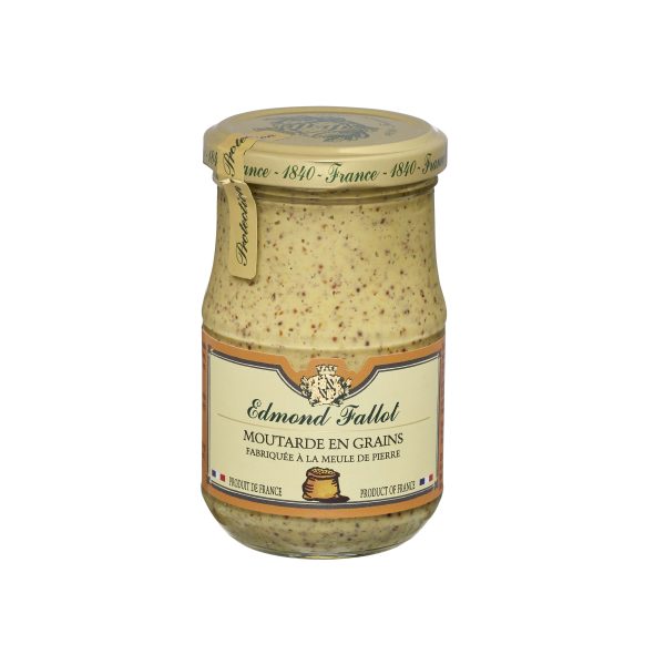 Körniger Senf aus Dijon Fallot 205g &ndash; Senf & Feinkost aus Frankreich bei Andupez