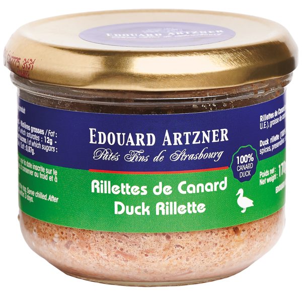 Enten Rillette Edouard Artzner 170g &ndash; Wurst aus Frankreich bei Andupez