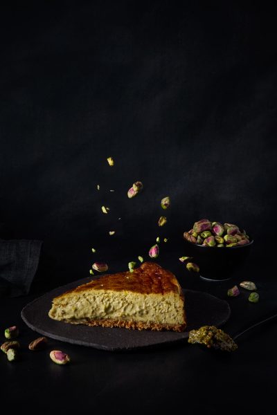 Käsekuchen mit Pistazien TK 1,6 kg. &ndash; TK-Desserts & Eis bei Andupez