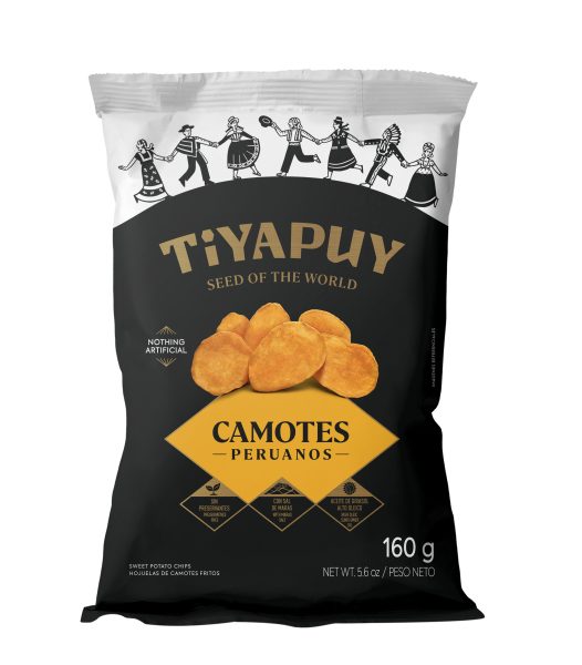 Peruanische Camote/Süsskartoffelchips Tiyapuy 160g &ndash; Lateinamerikanische Produkte bei Andupez