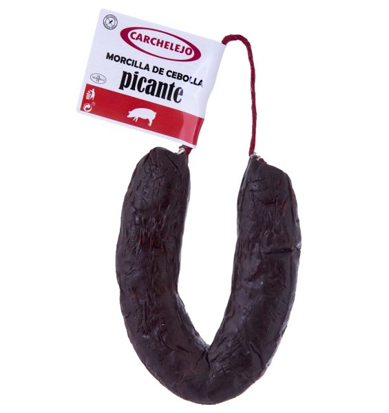Morcilla Cebolla Picante / scharfe Blutwurst mit Zweibeln Ca. 300g &ndash; Wurst aus Spanien bei Andupez
