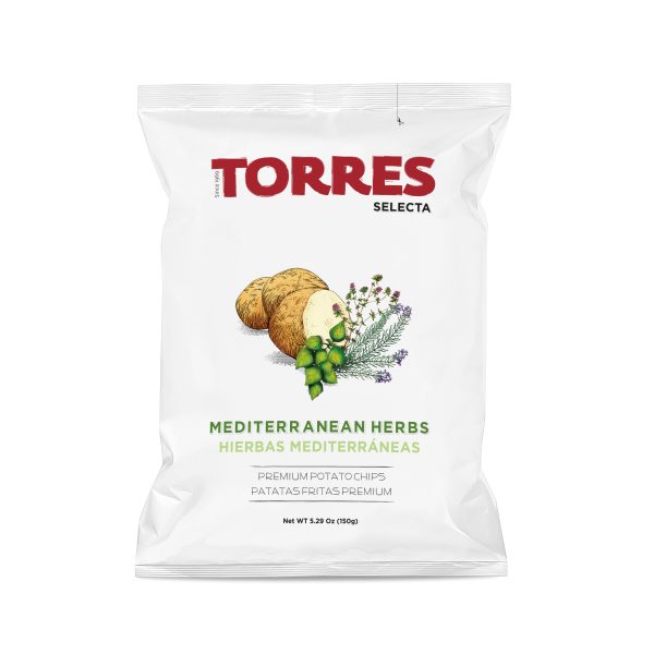 Kartoffelchips m. Kräuter-Geschmack Torres 150g &ndash; Salzige Knabbereien aus Spanien bei Andupez