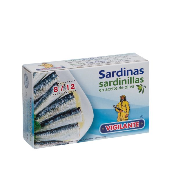 Kleine Sardinen in Olivenöl Vigilante 120g &ndash; Konserven aus Spanien bei Andupez
