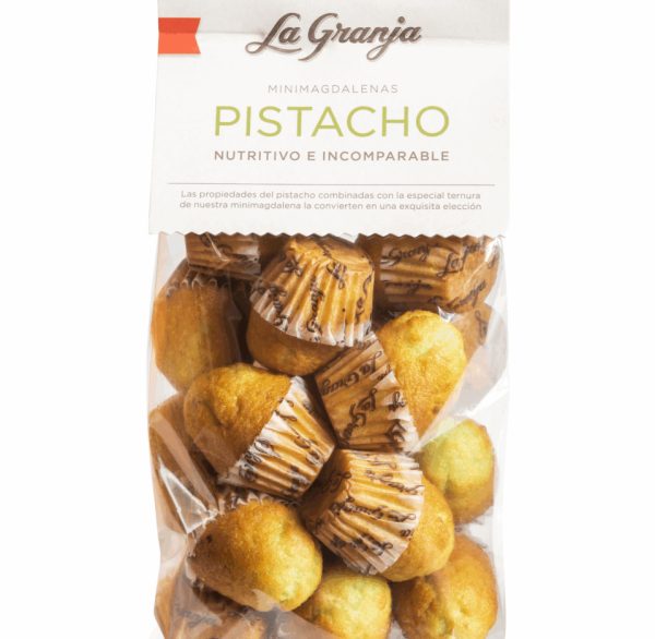 Mini Madeleines Schokolade/Pistazie La Granja 200g &ndash; Süßigkeiten aus Spanien bei Andupez