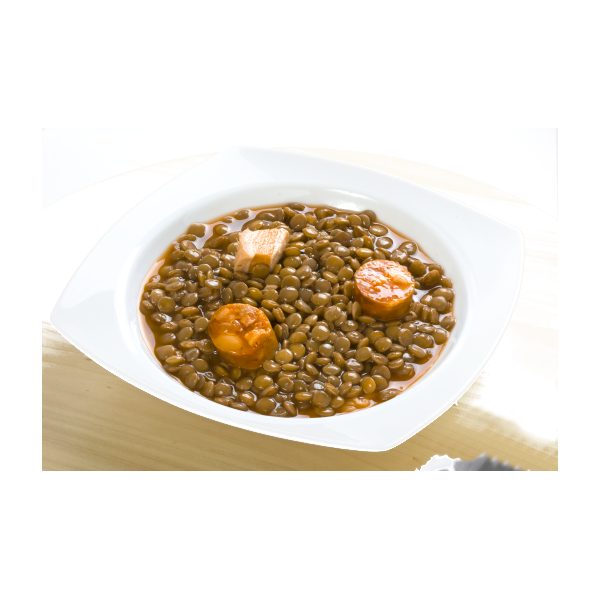 Linsen mit Chorizo Huertas 415g &ndash; Konserven aus Spanien bei Andupez