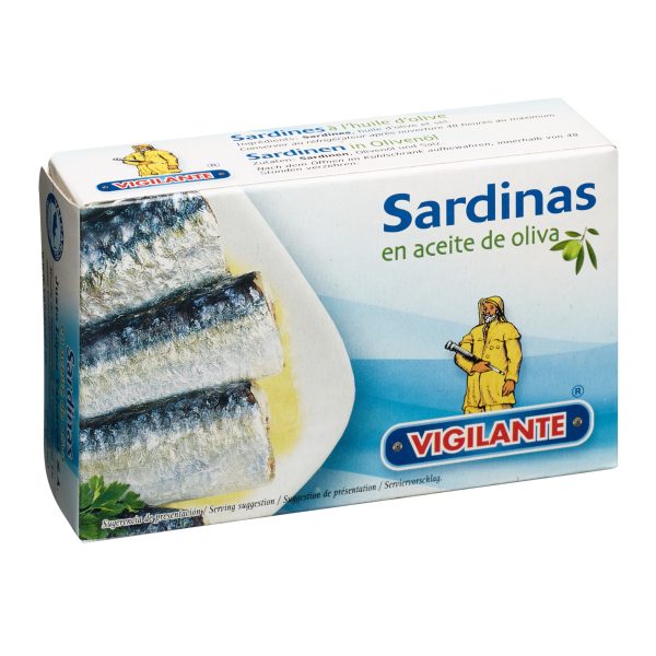 Sardinen in Olivenöl Vigilante 120g &ndash; Konserven aus Spanien bei Andupez
