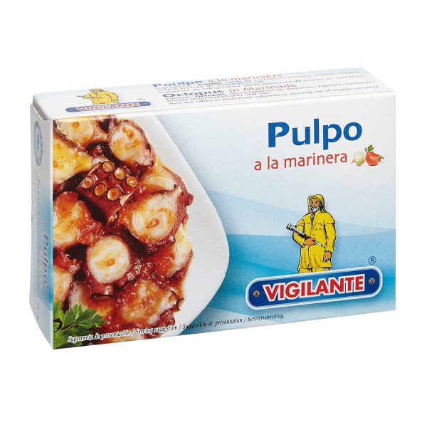 Oktopus i. Marinade Vigilante 115g &ndash; Konserven aus Spanien bei Andupez