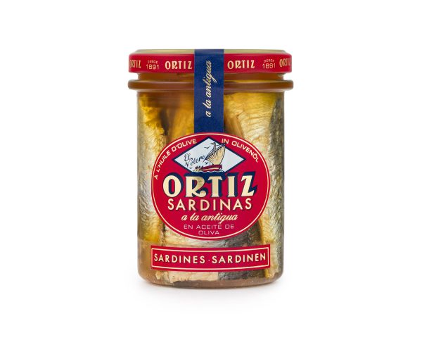 Sardinen i. Olivenöl Ortiz 190g Gl. &ndash; Konserven aus Spanien bei Andupez