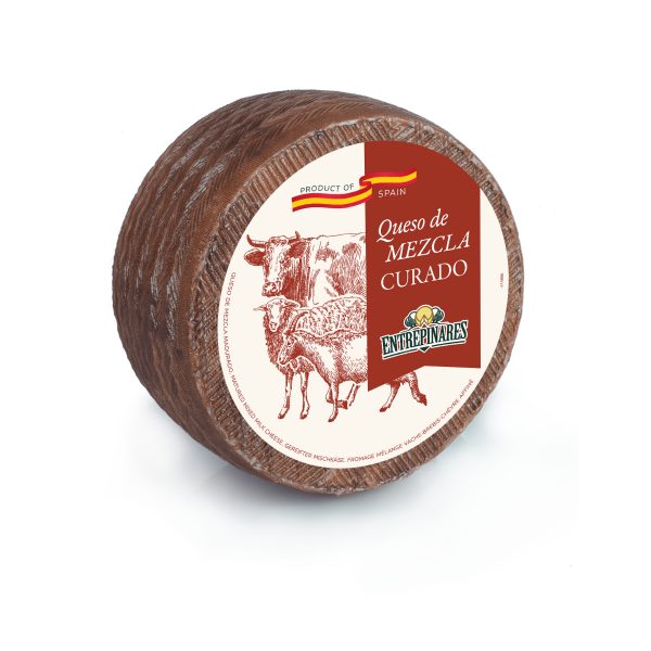 Mischkäse (Kuh/Schaf/Ziege) 6 Monate gereift La Abadesa 1 kg &ndash; Käse aus Spanien bei Andupez