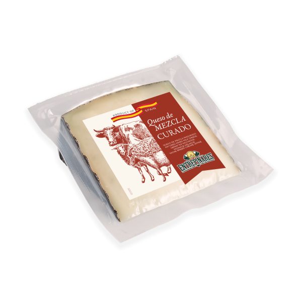Mischkäse (Kuh/Schaf/Ziege) 6 Monate gereift Entrepinares 250g &ndash; Käse aus Spanien bei Andupez