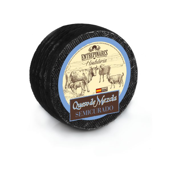 Halbgereifter Mischkäse Hosteleria ca.3 kg &ndash; Käse aus Spanien bei Andupez